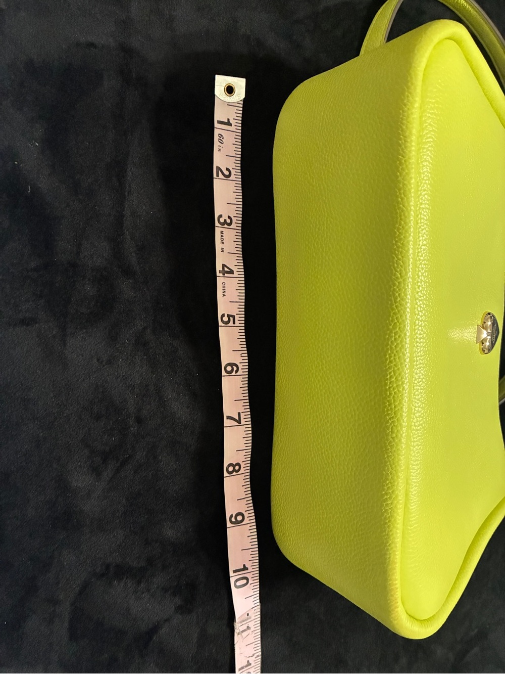 KATE SPADE Lime Slushy Convertible Kayla purse. EUC. Apx 10x4x6 Fun. Colorful - Picture 3 of 9